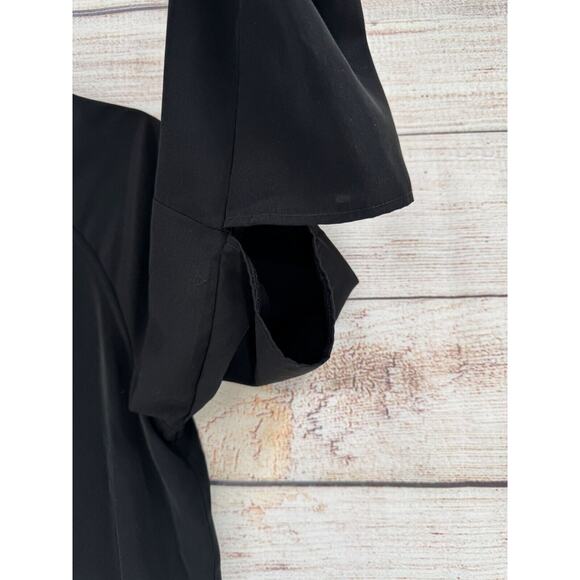 One TeaSpoon Split Elbow Open Back Sheath Mini Dress Women's Size XXS Black - Picture 13 of 14